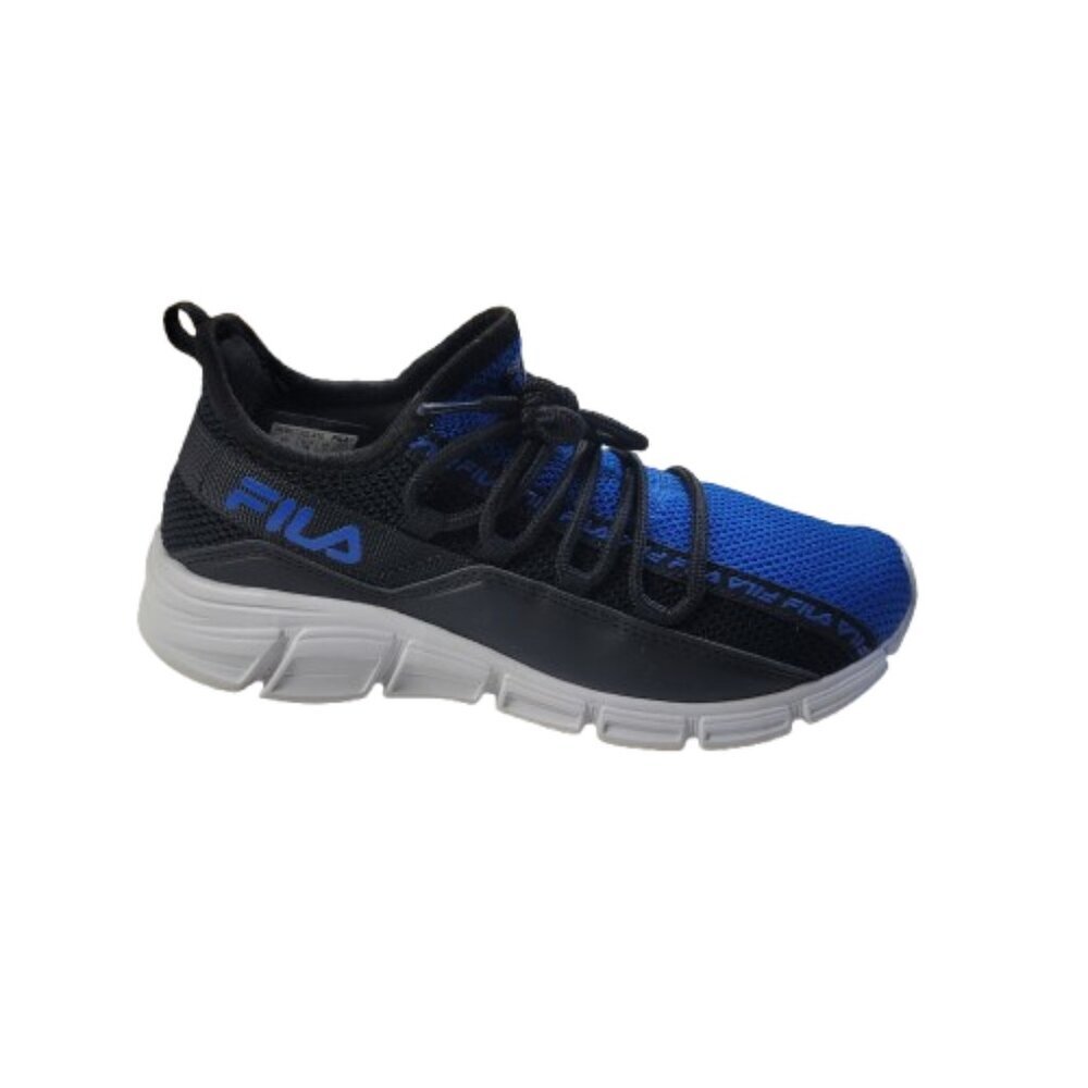 Fila Boys Athletic Sneakers Big Kids 3 Blue Black Running Shoes